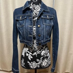 Forever21 cropped jean jacket